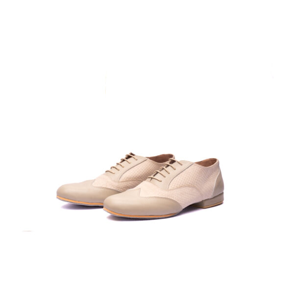 Alternative view of Art. 2056 – Leather and ivory croc - taco forrado