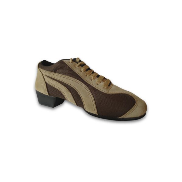 Art. 212 - Tela marrón y gamuza beige