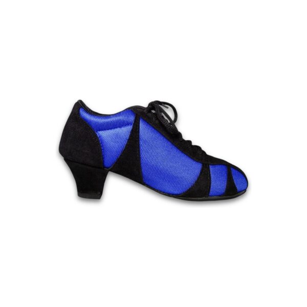 Art. 500 - Tela azul y gamuza negra