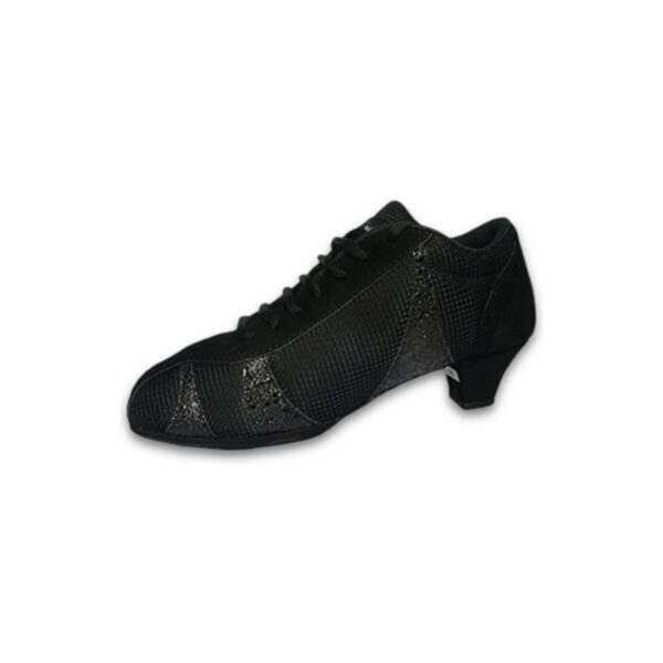 Art. 500 - Tela y gamuza negra con glitter