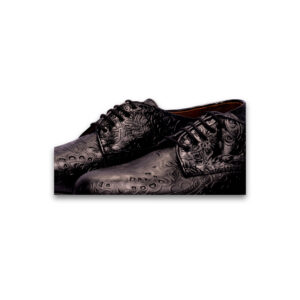 Dinzel – Cuero roco y charol roco negro