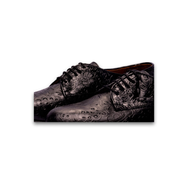 Dinzel – Cuero roco y charol roco negro